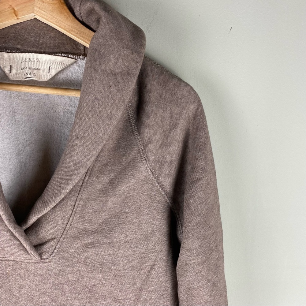 J. Crew Deep V-Neck Solid Basic Pullover Sweatshi… - image 3